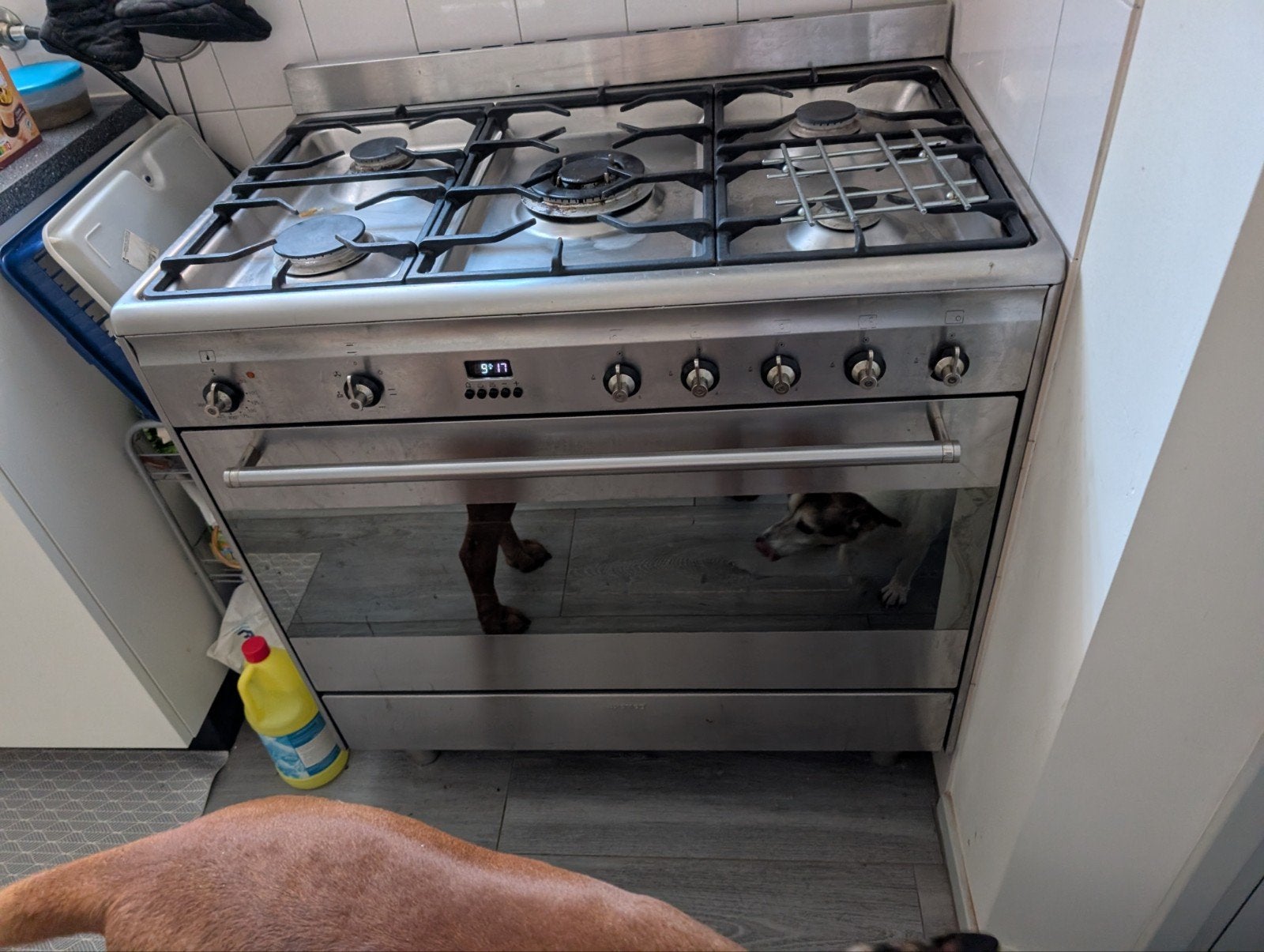 SMEG Gasfornuis . ophalen 1e week augustus, Ophalen, Gebruikt, Hete lucht, 60 cm of meer