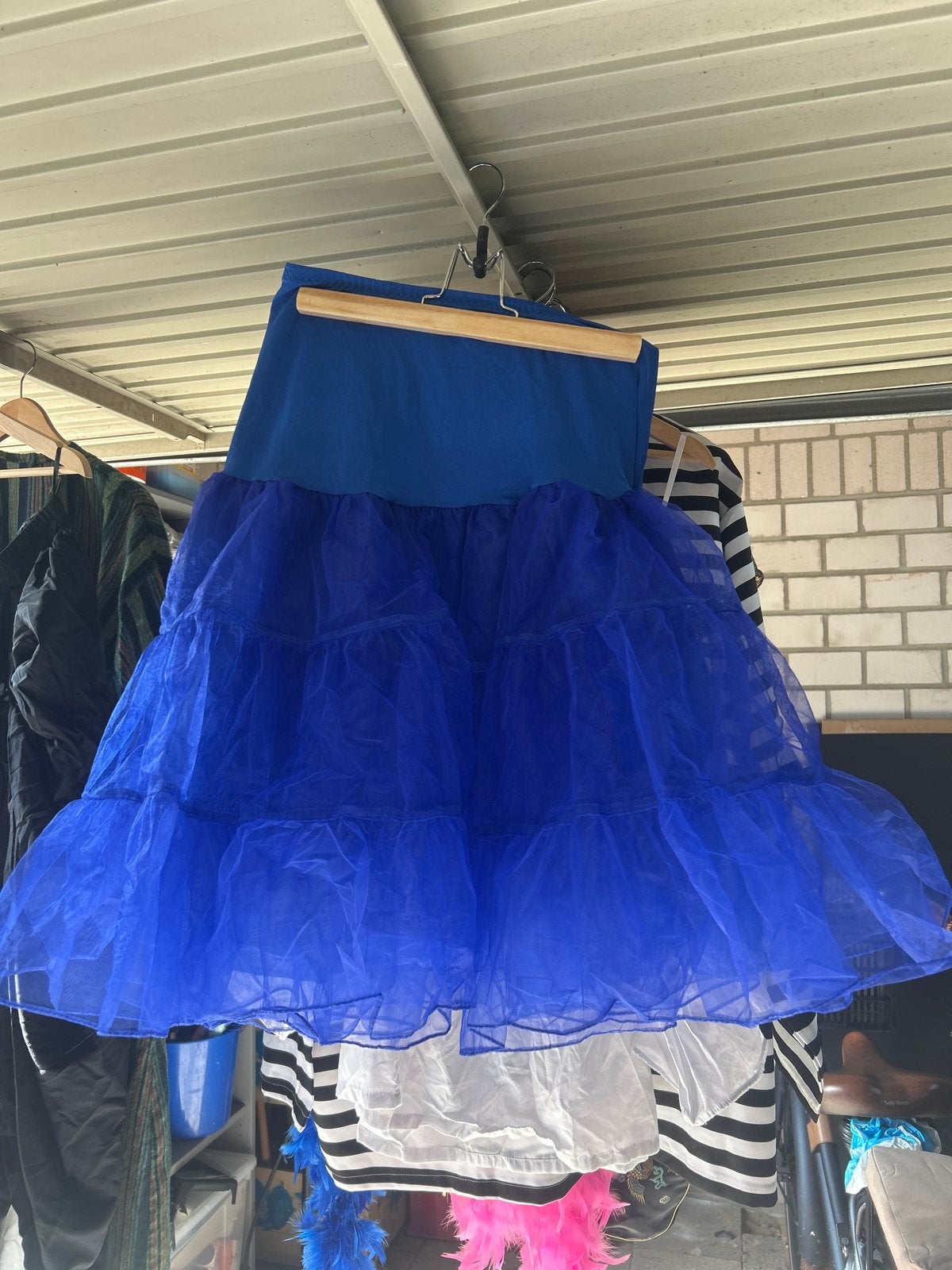 Blauwe Petticoat - Zo goed als nieuw, Blauw, Maat 42/44 (L), Ophalen of Verzenden, Zo goed als nieuw