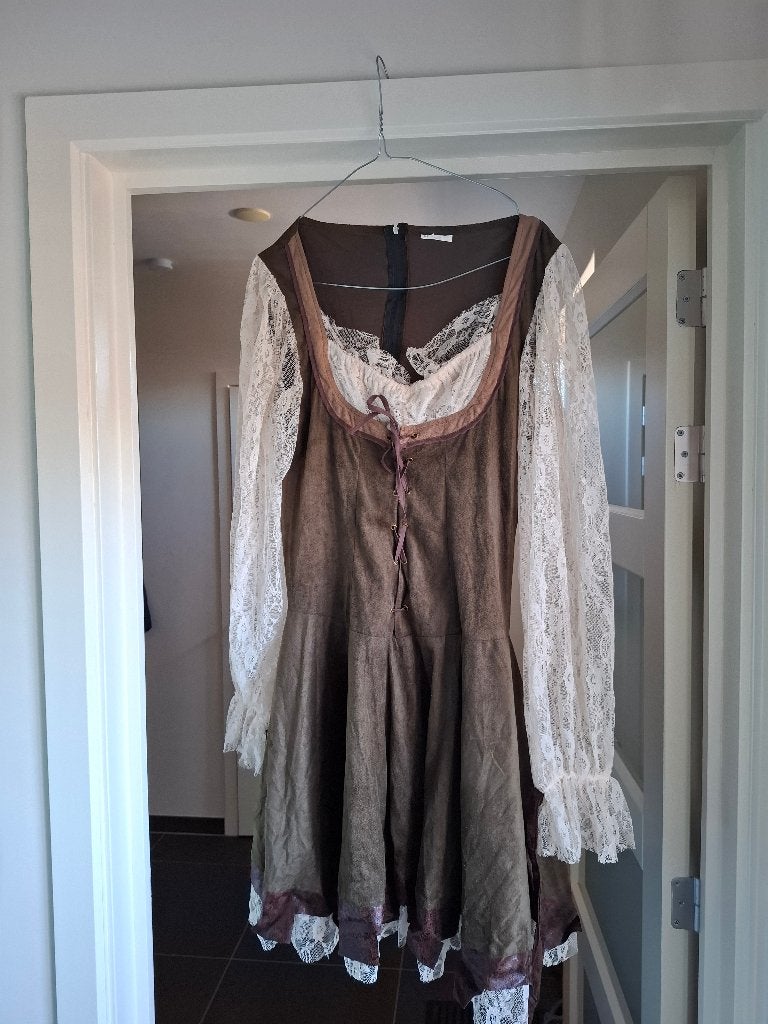 Robin Hood jurk, Kleding | Dames, Carnaval, Maat 42/44 (L), Ophalen of Verzenden, Zo goed als nieuw