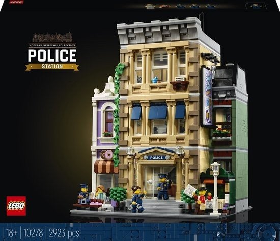 lego police station, Ophalen of Verzenden, Zo goed als nieuw