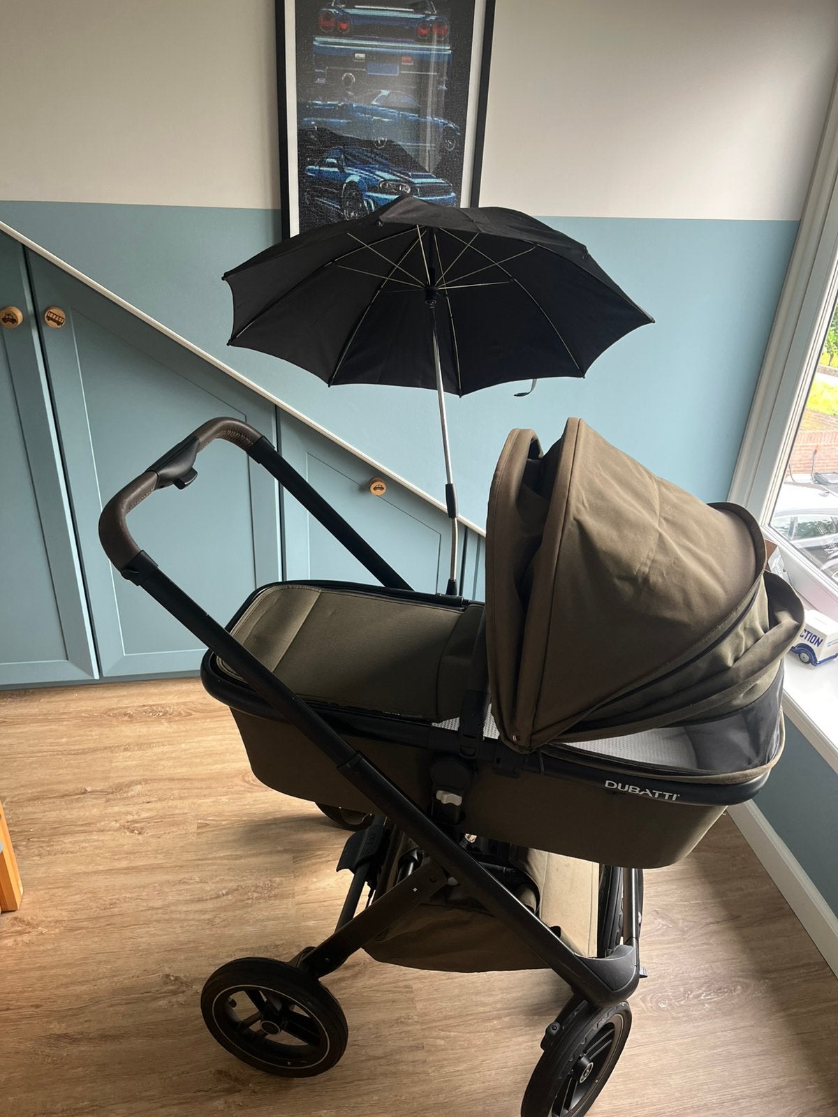 Dubati kinderwagen, Gebruikt, Luchtbanden, Ophalen, Kinderwagen