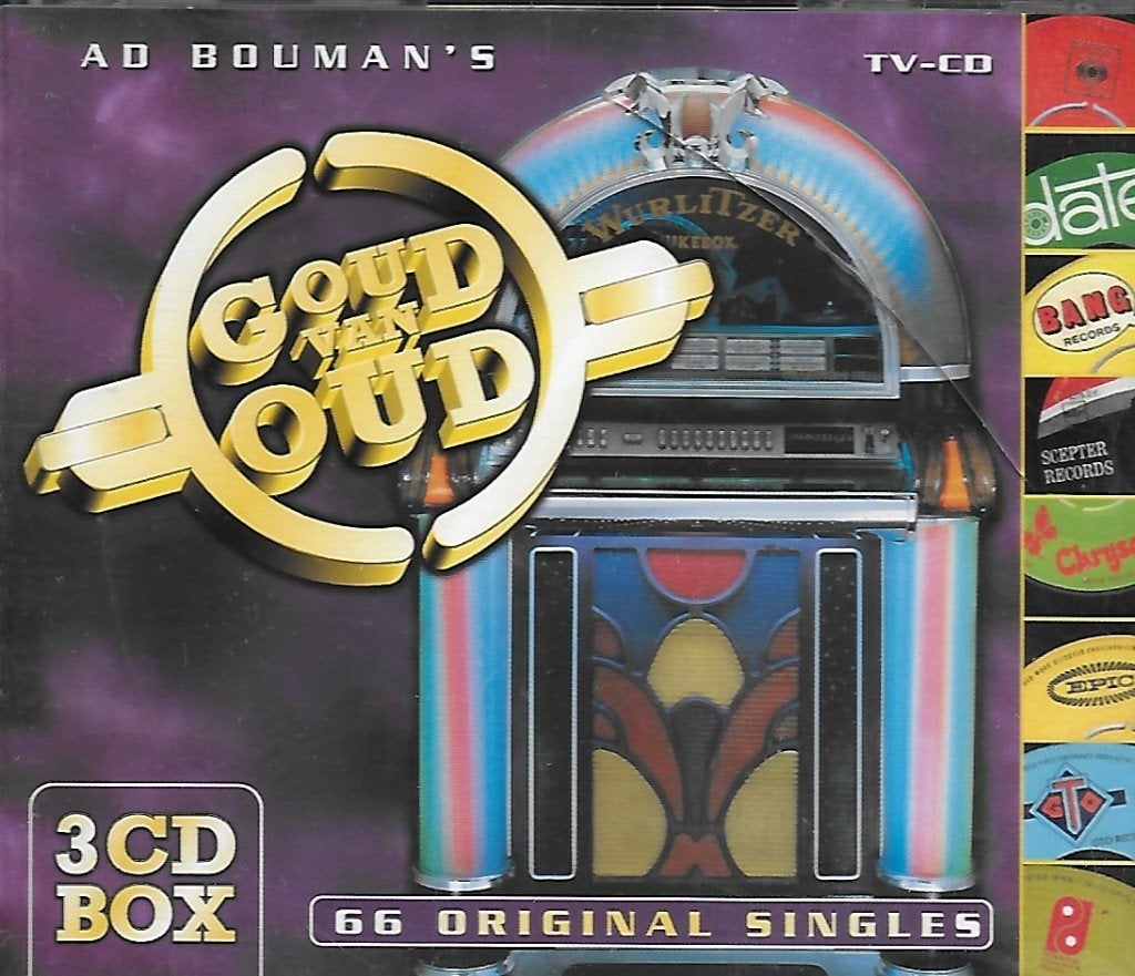 Ad Bouman's Goud Van Oud (66 Original Singles) - 3Cd superne, Cd's en Dvd's, Ophalen of Verzenden, Pop, Verzamelalbum