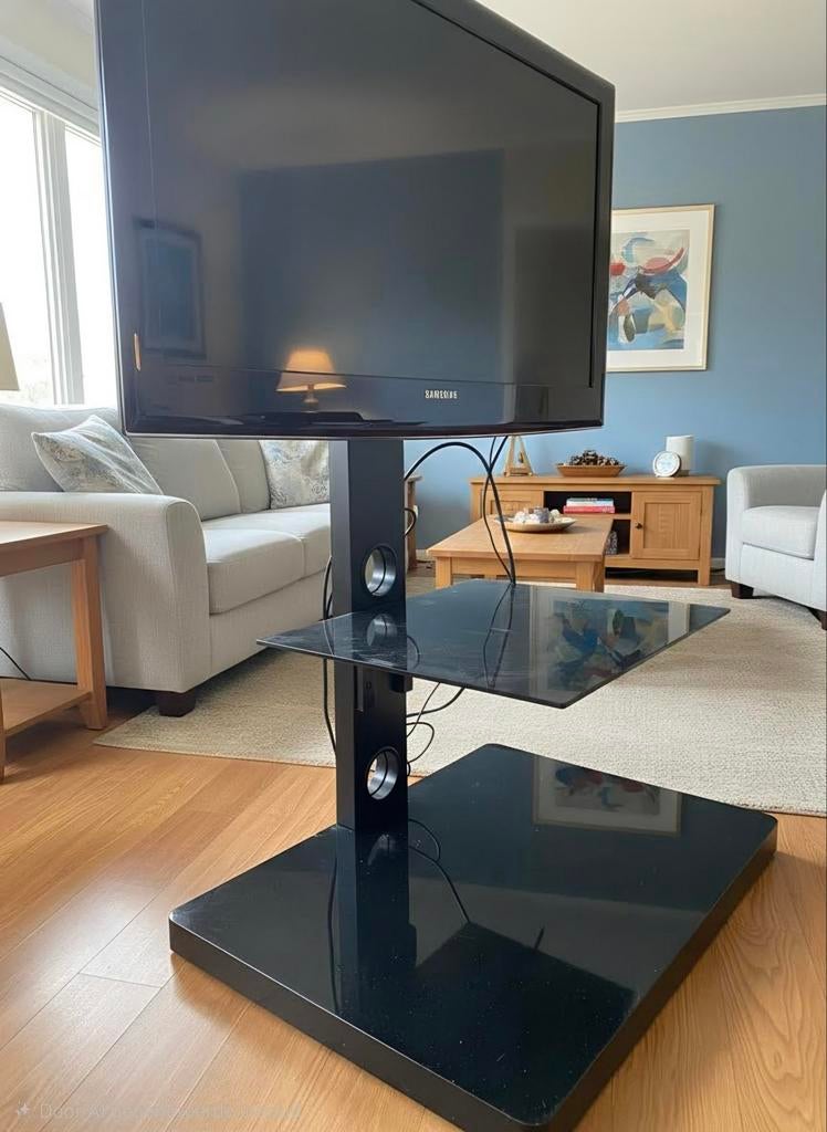 Samsung TV met standaard en glasplaat, Audio, Tv en Foto, Televisies, Gebruikt, 50 Hz, Ophalen of Verzenden, Samsung