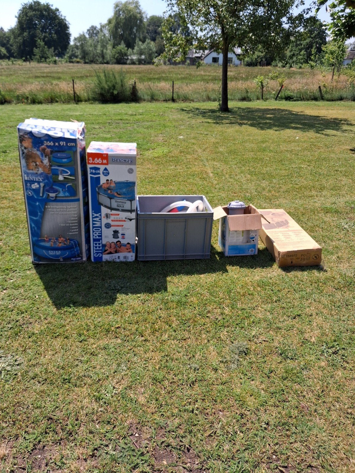 zwembaden met accesoires, Ophalen, Rechthoekig, Opzetzwembad, Minder dan 80 cm