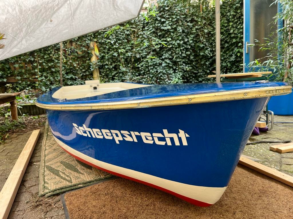 motorboot met elektrische buitenboordmotor, Gebruikt, Minder dan 5 pk, Elektrisch, Ophalen of Verzenden