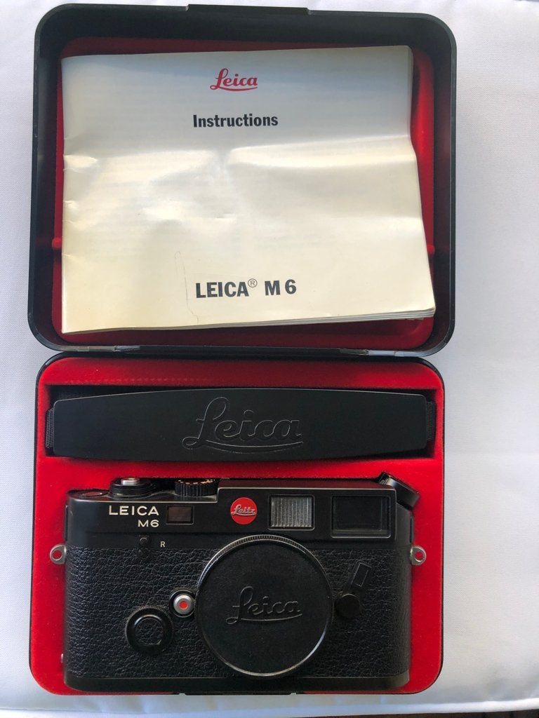 Leica m6, Audio, Tv en Foto, Fotocamera's Analoog, Ophalen of Verzenden, Zo goed als nieuw, Compact, Leica