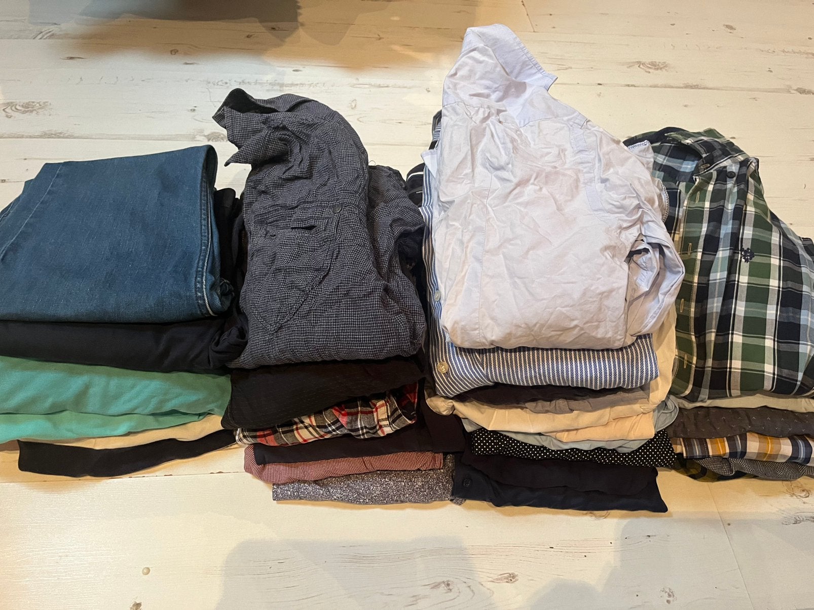 Heren kleding maat S zara hm U.S Polo tommy, Ophalen of Verzenden, Zo goed als nieuw, Blauw