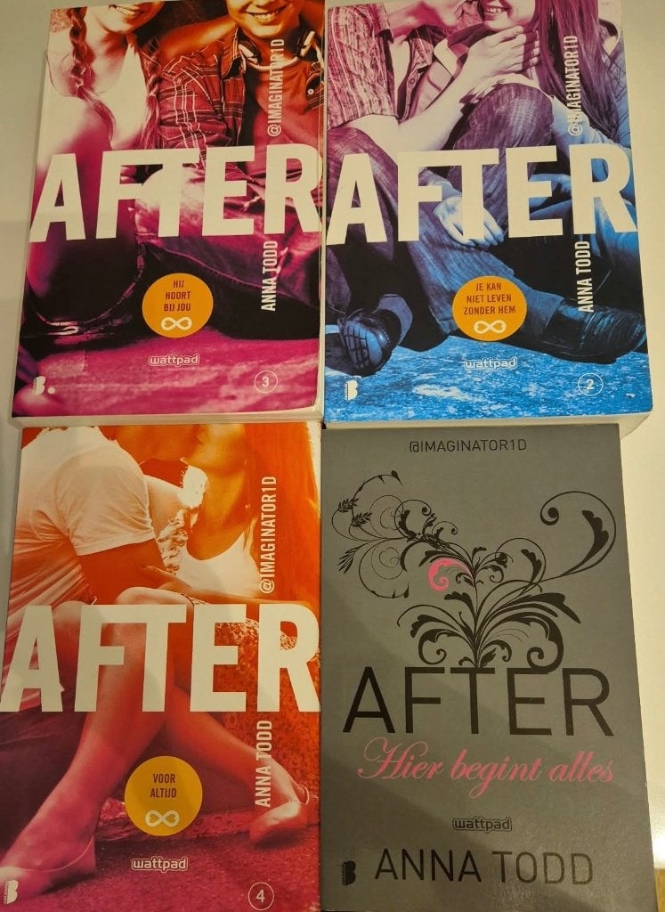 After-serie (4 boeken) - Anna Todd, Boeken, Gelezen, Ophalen of Verzenden, Nederland, Anna Todd