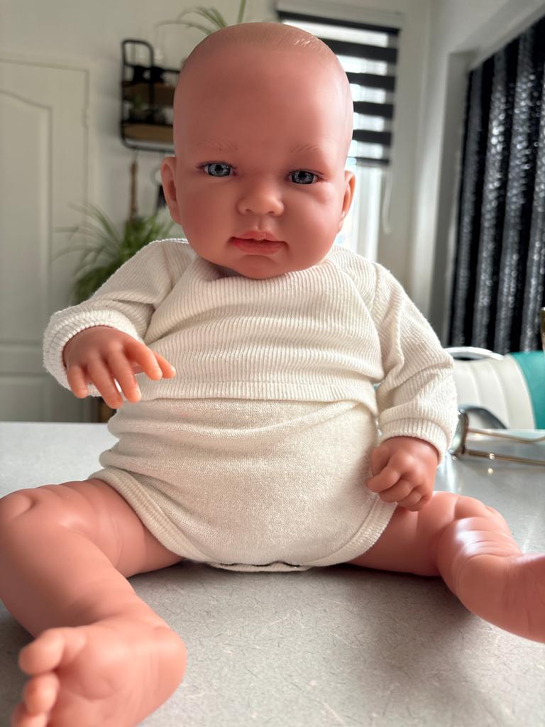 M. Llorens Reborn Babypop - Levensecht, Ophalen, Zo goed als nieuw, Babypop, Levensecht of Reborn