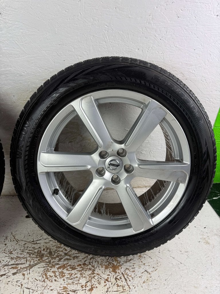 4. Originele Volvo XC90 velgen 19" 5x108 winterset, Gebruikt, Banden en Velgen, Niet ingevuld, 235 mm