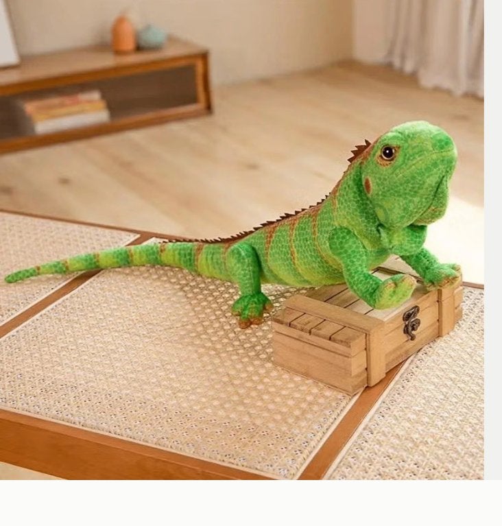Prachtige grote hagedis / kameleon knuffel (65cm), Ophalen of Verzenden, Nieuw