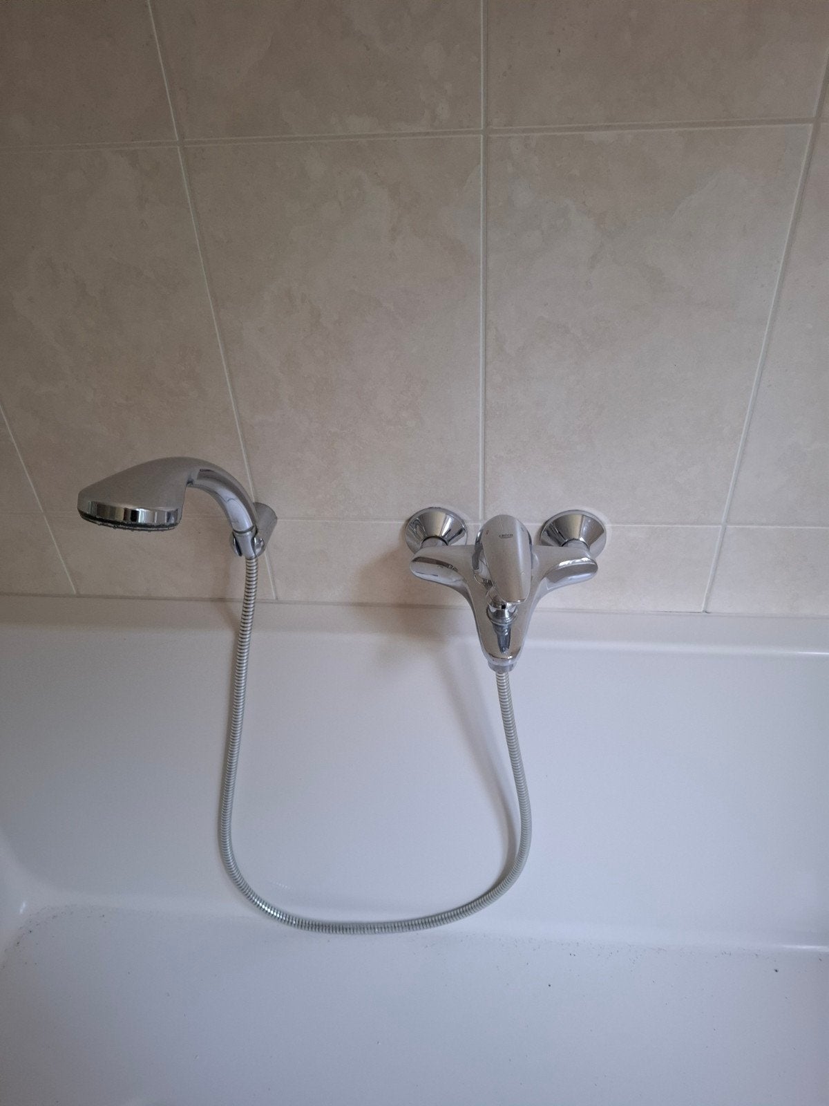 Grohe Badkraan Douchekop Chroom thermostaatkraan mengkraan, Ophalen, Gebruikt, Chroom, Kraan