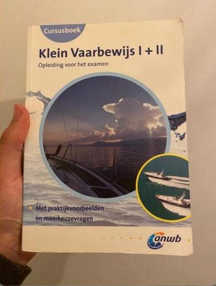Cursusboek Klein Vaarbewijs I + II ANWB, Ophalen of Verzenden, Beta, Gelezen, Overige niveaus