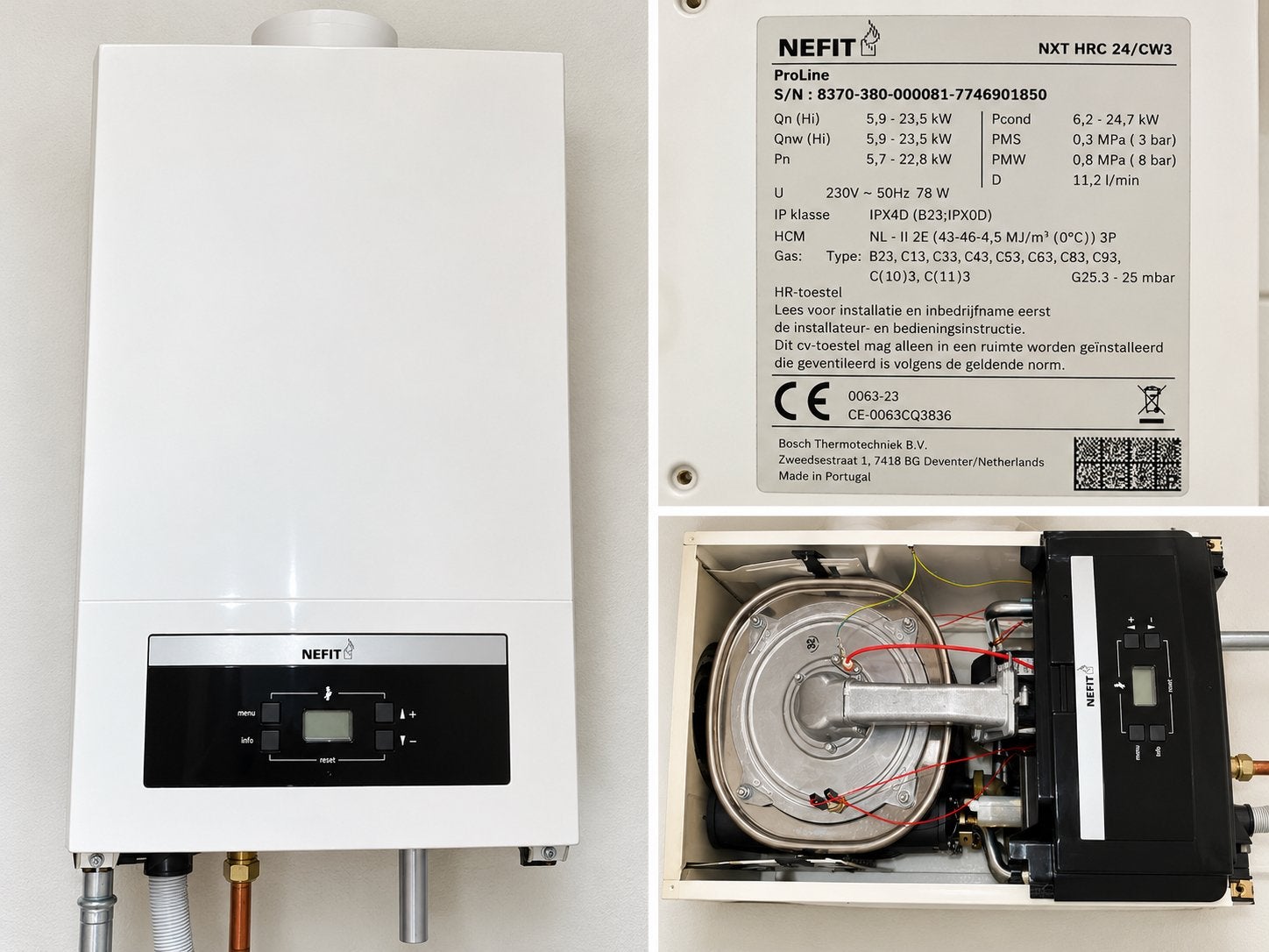 Nefit ProLine NxT HRC 24/CW3 CV-ketel – 2023, Ophalen, Geiser, Zo goed als nieuw, Minder dan 20 liter
