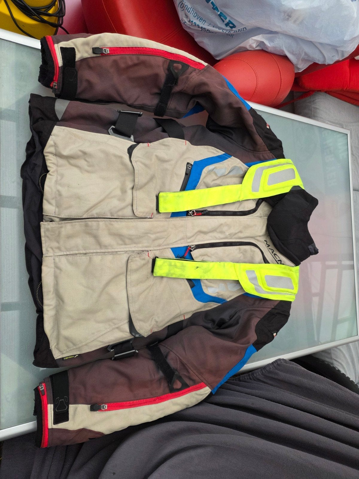 Macna Raintex Vosges All-road 4 seizoen motorjas., Jas | textiel, Heren, Ophalen of Verzenden, Tweedehands