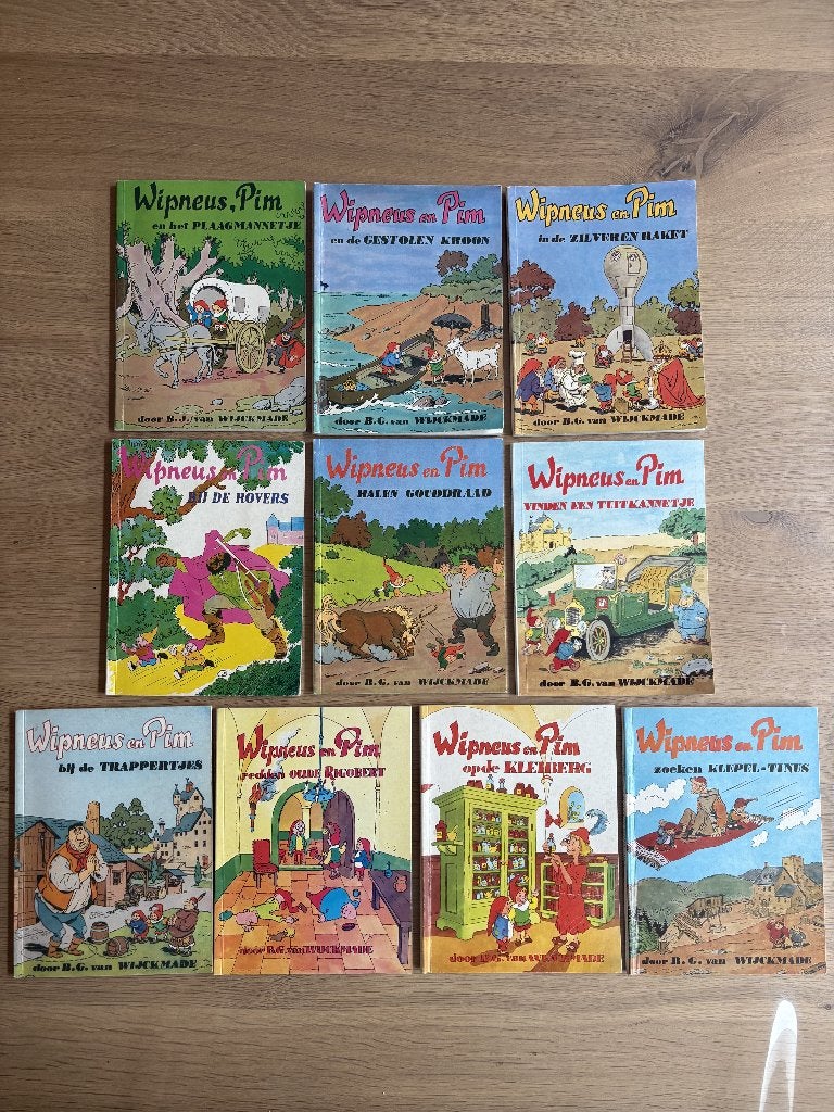 Wipneus en Pim boeken, Gelezen, B.G. van Wijckmade, Ophalen of Verzenden, Sprookjes
