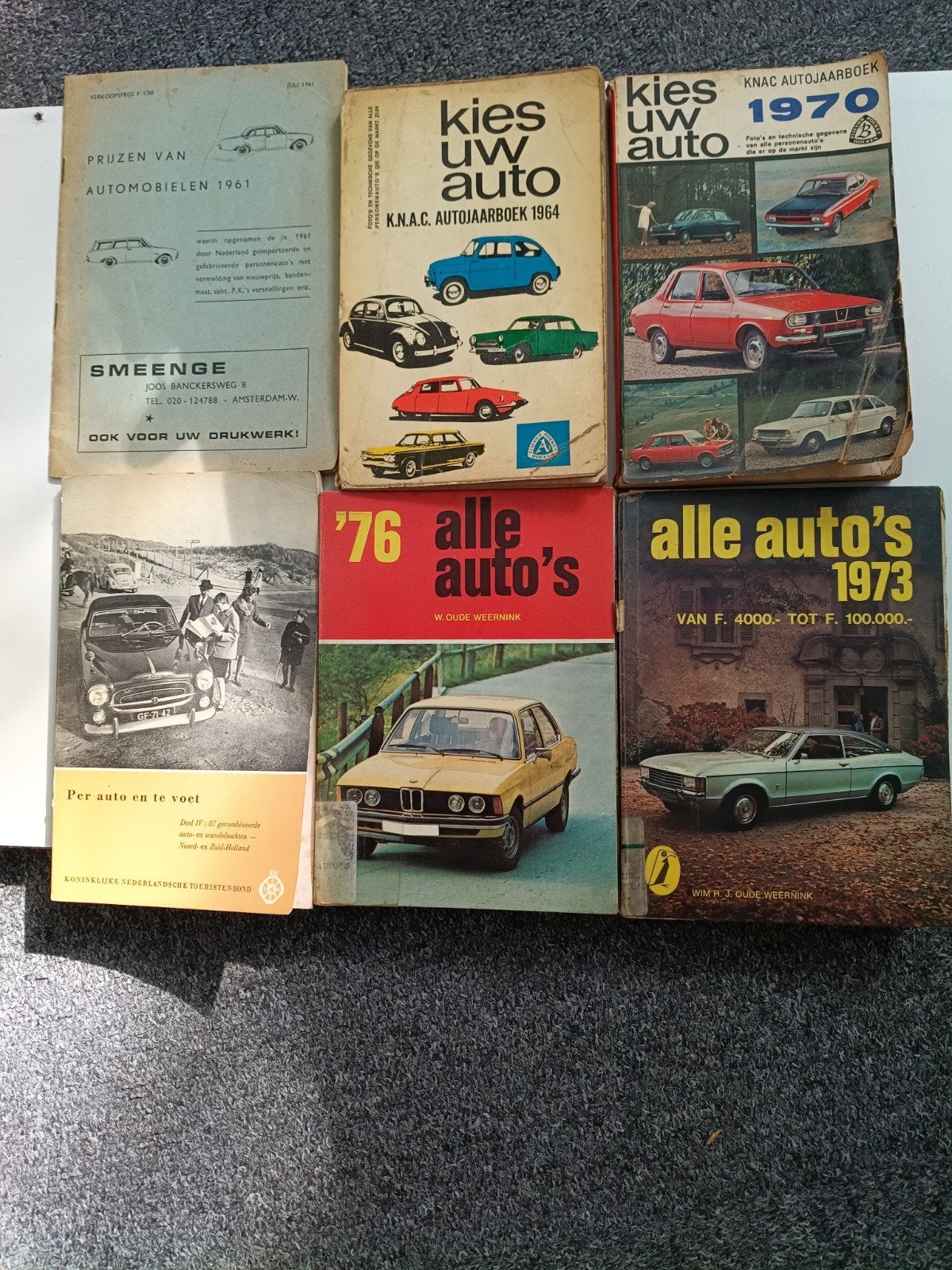 Collectie oldtimer autobladen en boeken (jaren '60-'80), Ophalen of Verzenden, Gelezen, Algemeen, Diverse auteurs