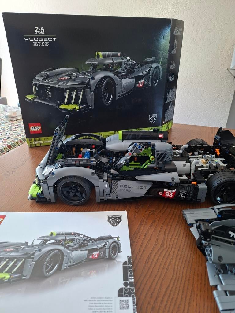 LEGO Technic Peugeot 9X8 24H Le Mans Hybrid Hypercar, Ophalen of Verzenden, Gebruikt, Overige merken