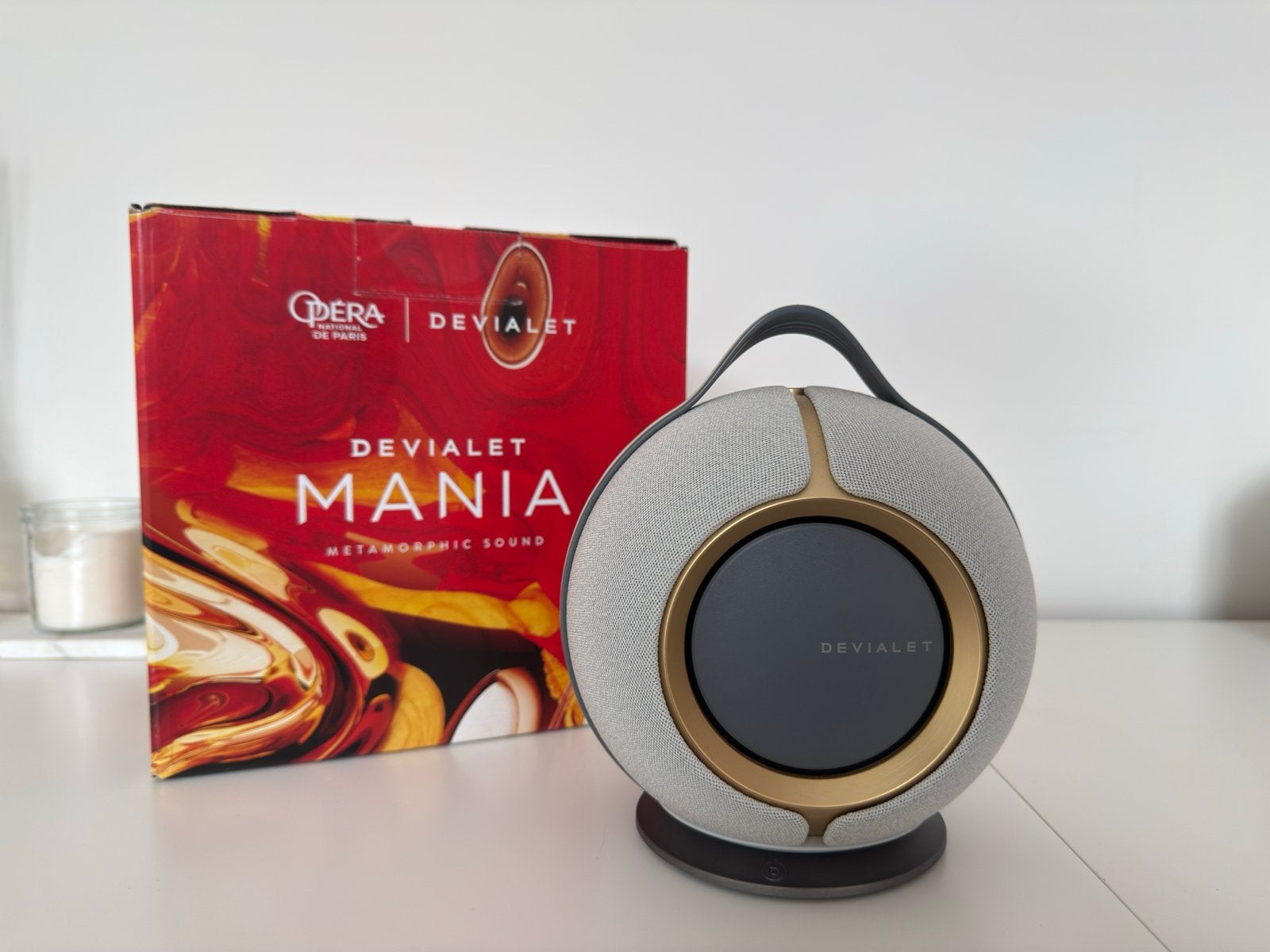 Devialet Mania Draagbare Smart Speaker - Zo goed als nieuw, Audio, Tv en Foto, Overige typen, Zo goed als nieuw, Minder dan 60 watt
