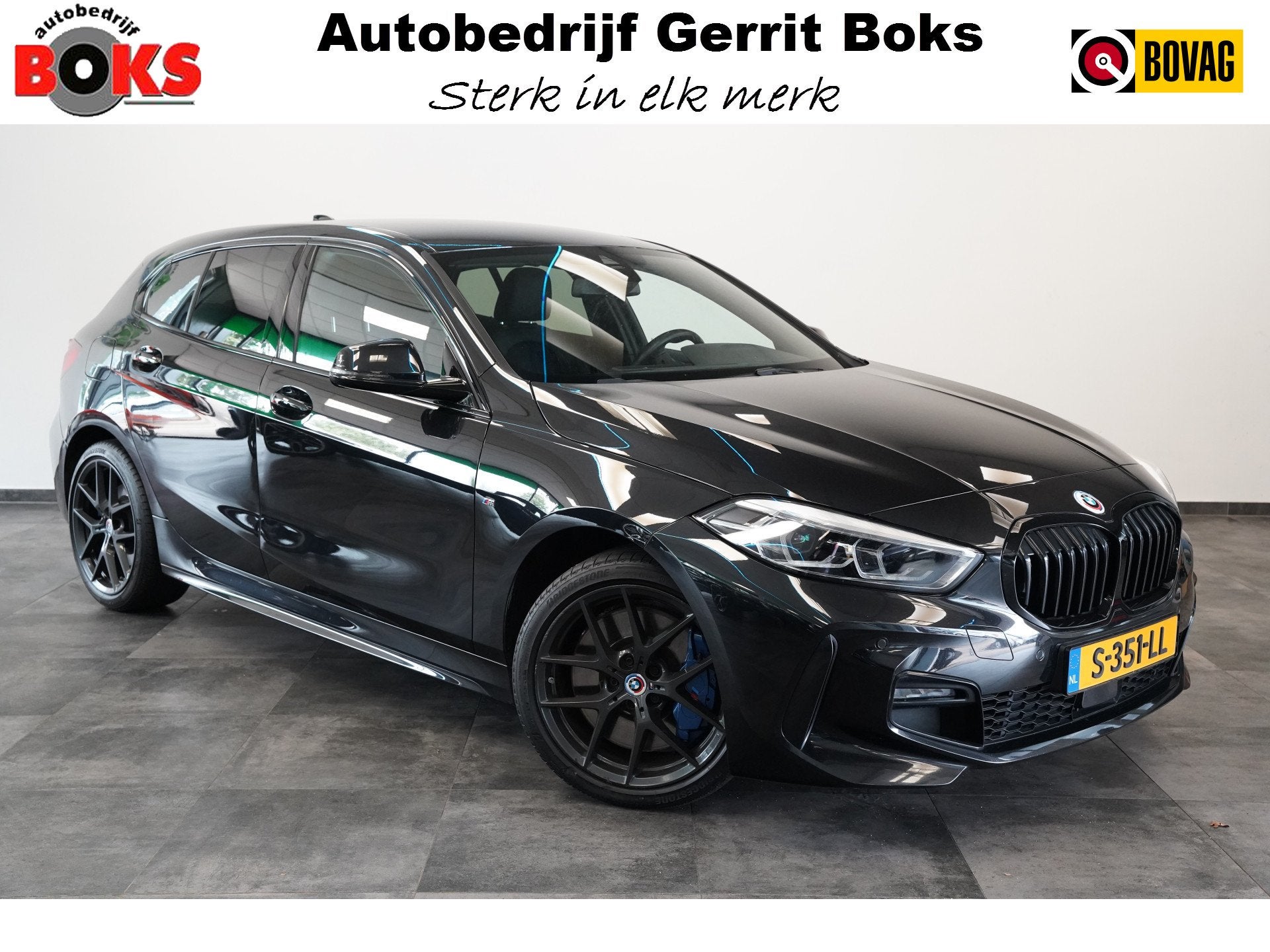 BMW 1-serie 120i M-Sport Navigatie Full-led 24 Maanden garan, Auto's, 1998 cc, 730 kg, Gebruikt, 4 cilinders