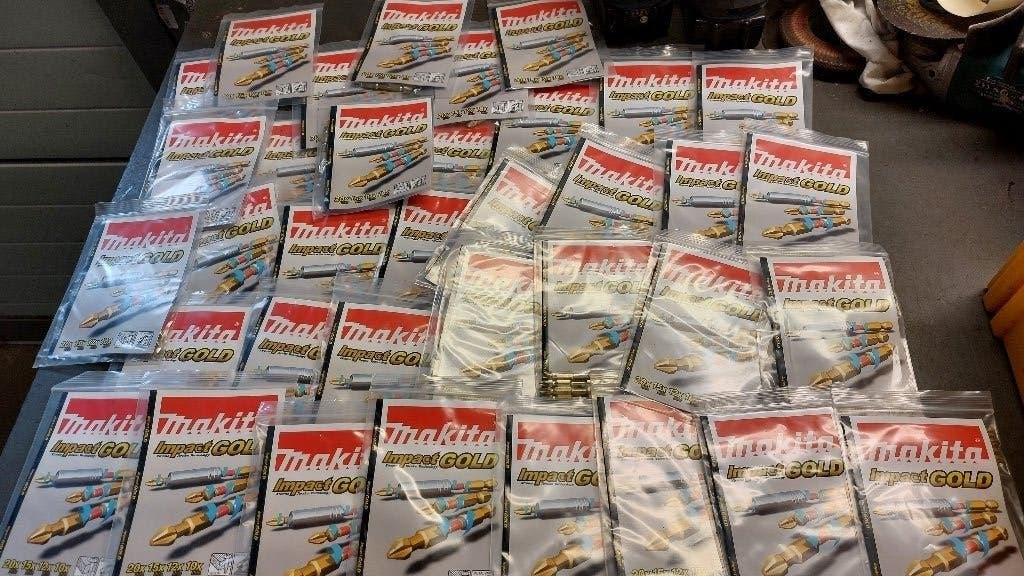 144x Makita bits Impact Gold NIEUW! schroefbitjes, Auto diversen, ., Nieuw, Ophalen of Verzenden, .