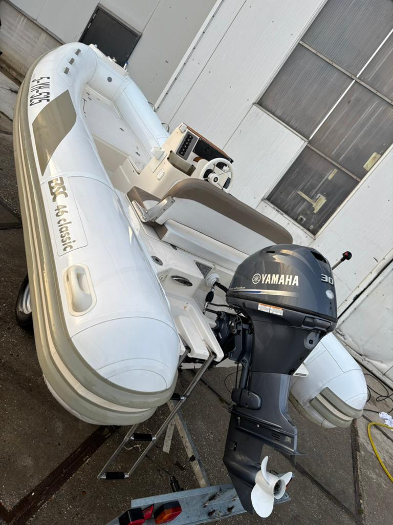 Compleet vaarklare RIB met 40pk Yamaha inclusief trailer, Gebruikt, 2 m, Zonnedek, 60 cm