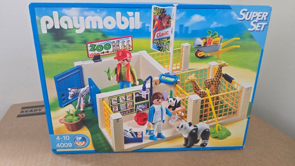 Playmobil 4009 Super set verzorgingsstation nieuw in doos, Gebouw, Complete set, Nieuw, Ophalen of Verzenden