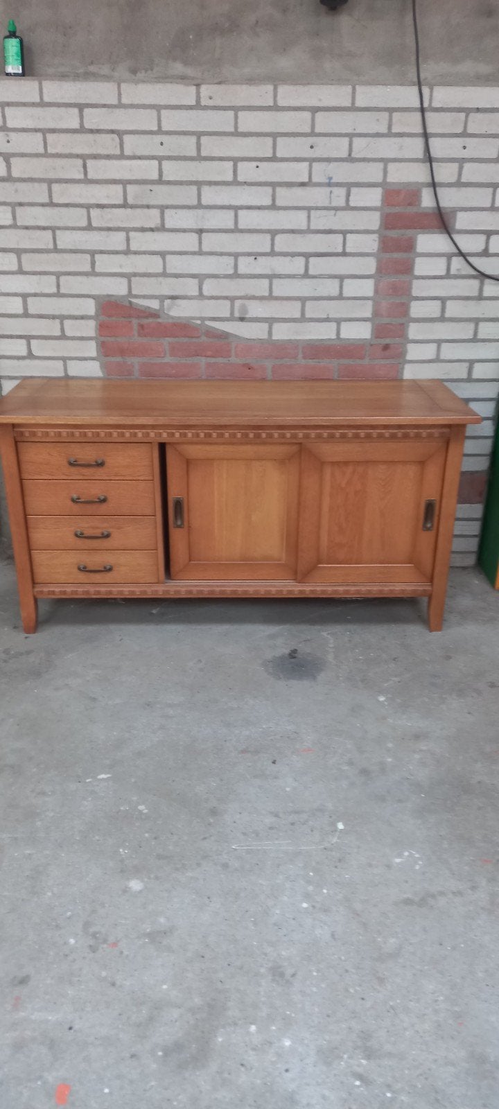 TV meubel  breed 138 diep 50 hoog 70 cm, Antiek en Kunst, Ophalen
