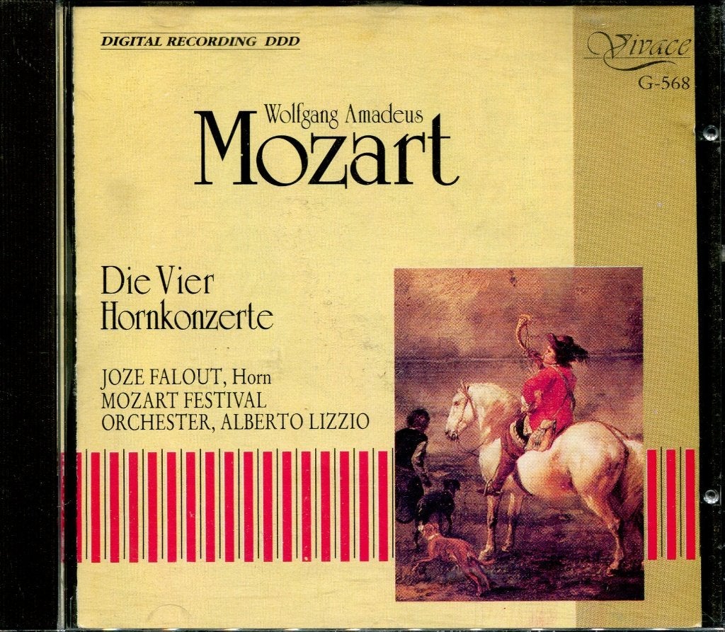 Wolfgang Amadeus Mozart/  Die Vier Hornkonzerte, Mozart, Overige typen, Ophalen of Verzenden, Zo goed als nieuw