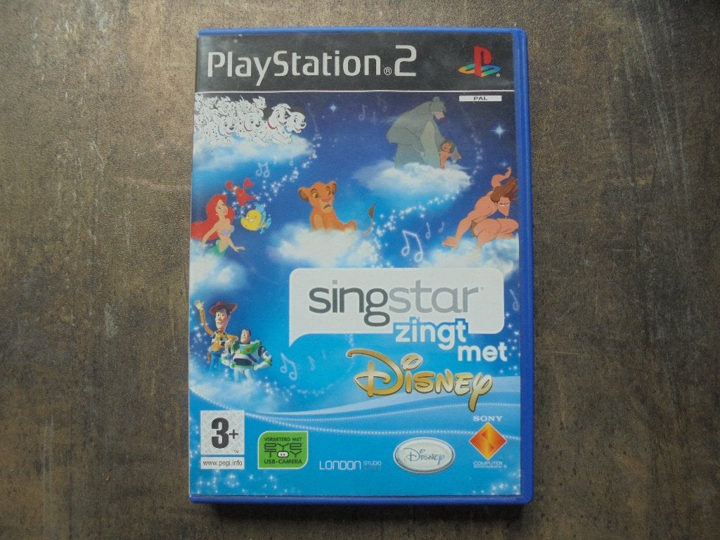 SingStar Zingt met Disney voor PS2 (zie foto's), Muziek, Gebruikt, Ophalen of Verzenden, 3 spelers of meer