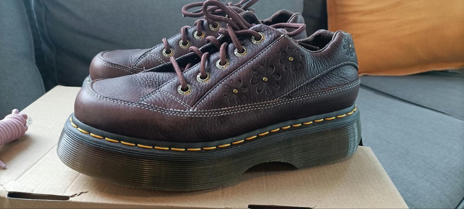 Nieuwe Dr. Martens schoenen maat 38, Schoenen met lage hakken, Bruin, Nieuw, Ophalen of Verzenden
