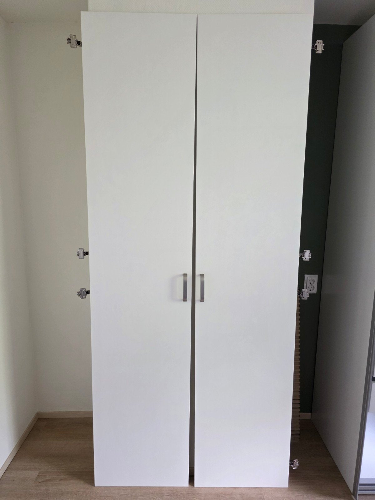 IKEA FORSAND Kastdeuren (2 stuks) - Wit, Ophalen, Overige materialen, 200 cm of meer, 50 tot 100 cm