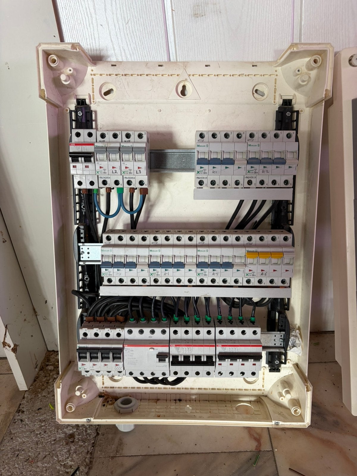 Schneider groepenkast meterkast verdeelgroepen verdeelkast, Ophalen, Zo goed als nieuw, Schneider Electric, Groepenkast