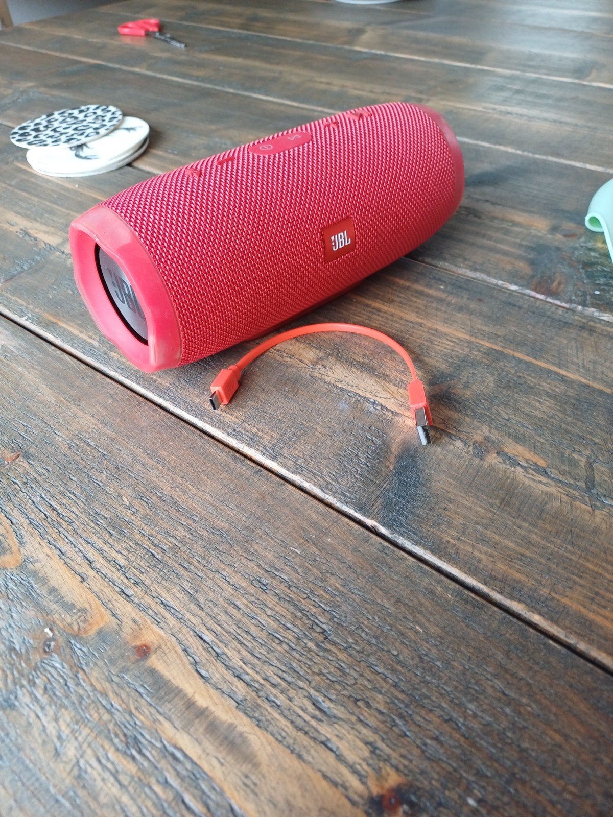 JBL Charge 3 Draagbare Bluetooth Speaker Rood, JBL, Bluetooth, Ophalen of Verzenden, Zo goed als nieuw
