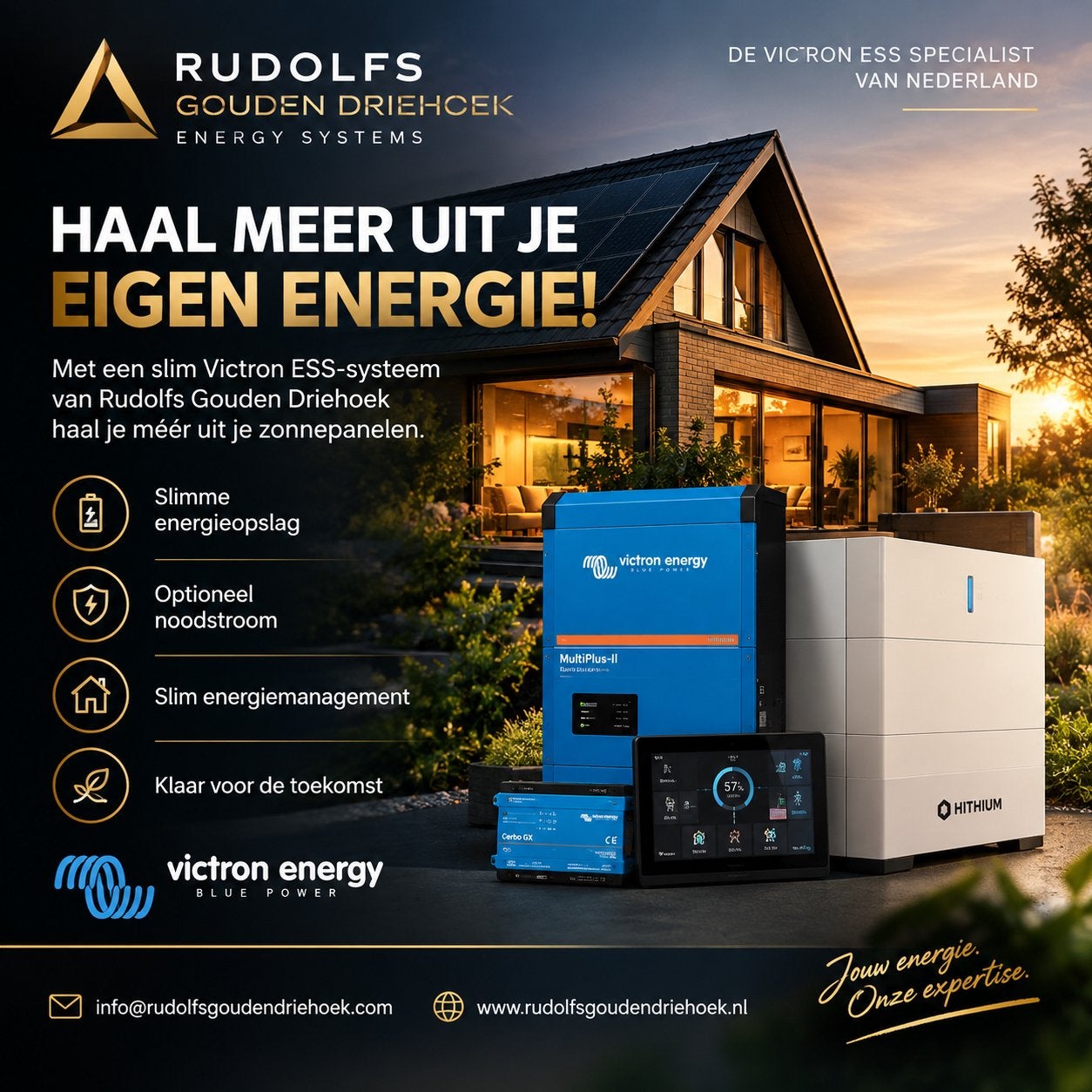Thuisbatterij systemen van Victron en Hyxi, Hobby en Vrije tijd, Ophalen of Verzenden