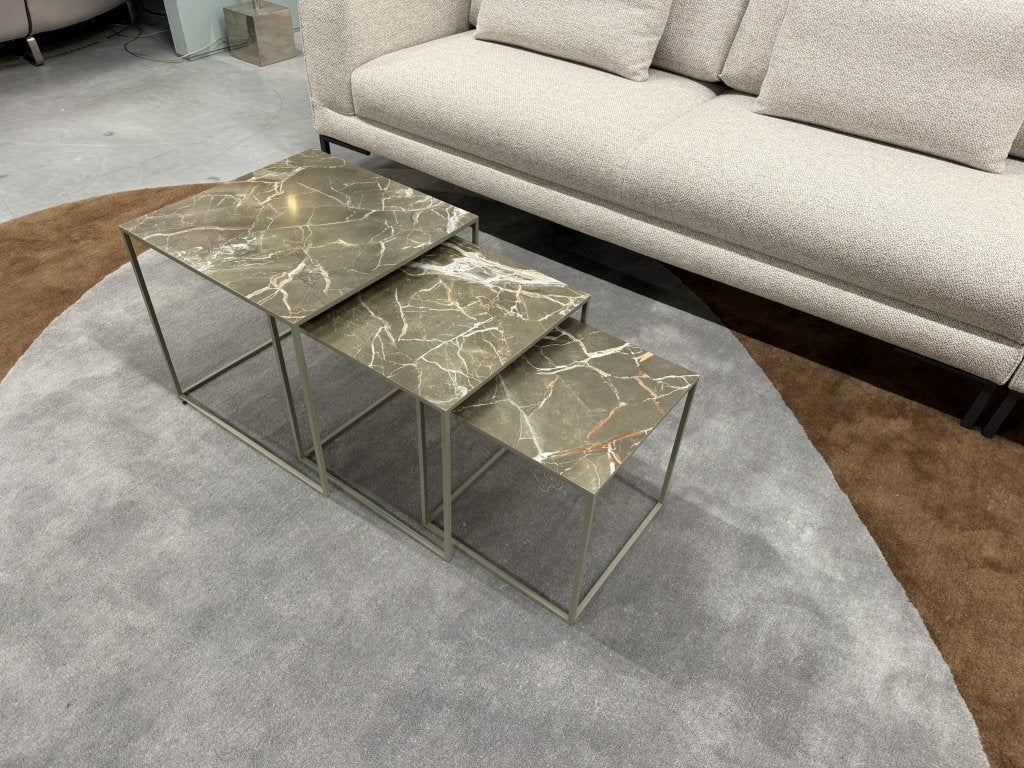 Nieuw Metaform KBS Salontafel Keramiek Salontafelset, 45 tot 60 cm, Overige materialen, Minder dan 55 cm, Vierkant