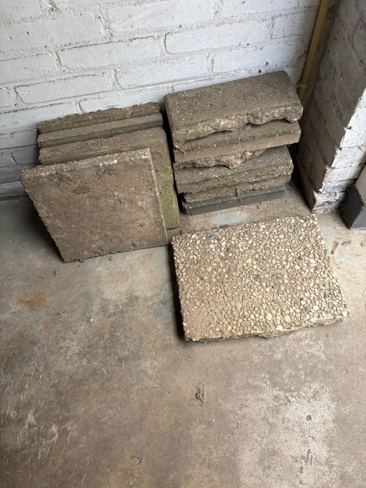 Stoeptegels van alles wat, Ophalen, Gebruikt, Beton, Terrastegels