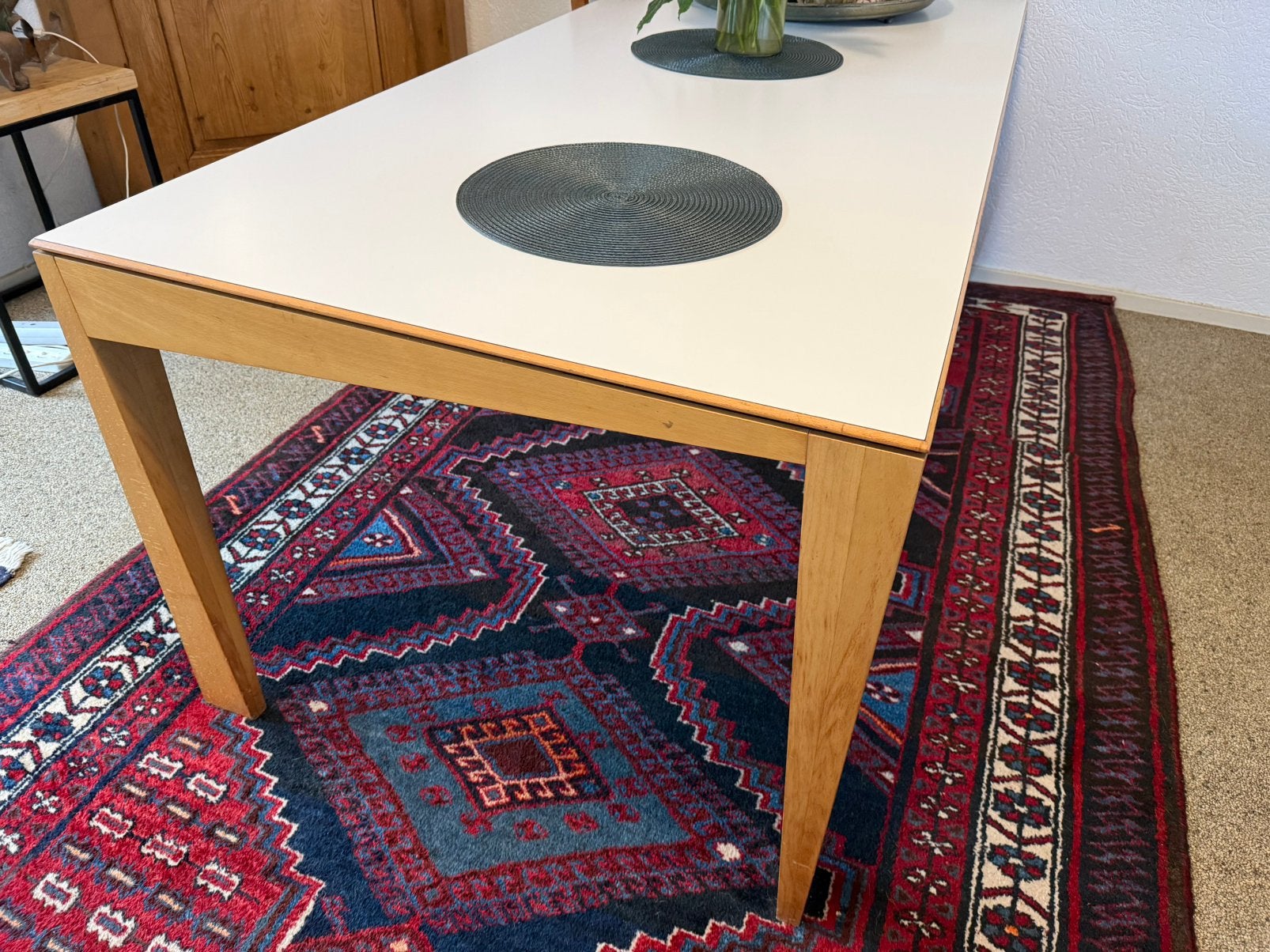 Designer tafel asymmetrisch 8-10 zits, Ophalen, 200 cm of meer, 50 tot 100 cm, Zo goed als nieuw