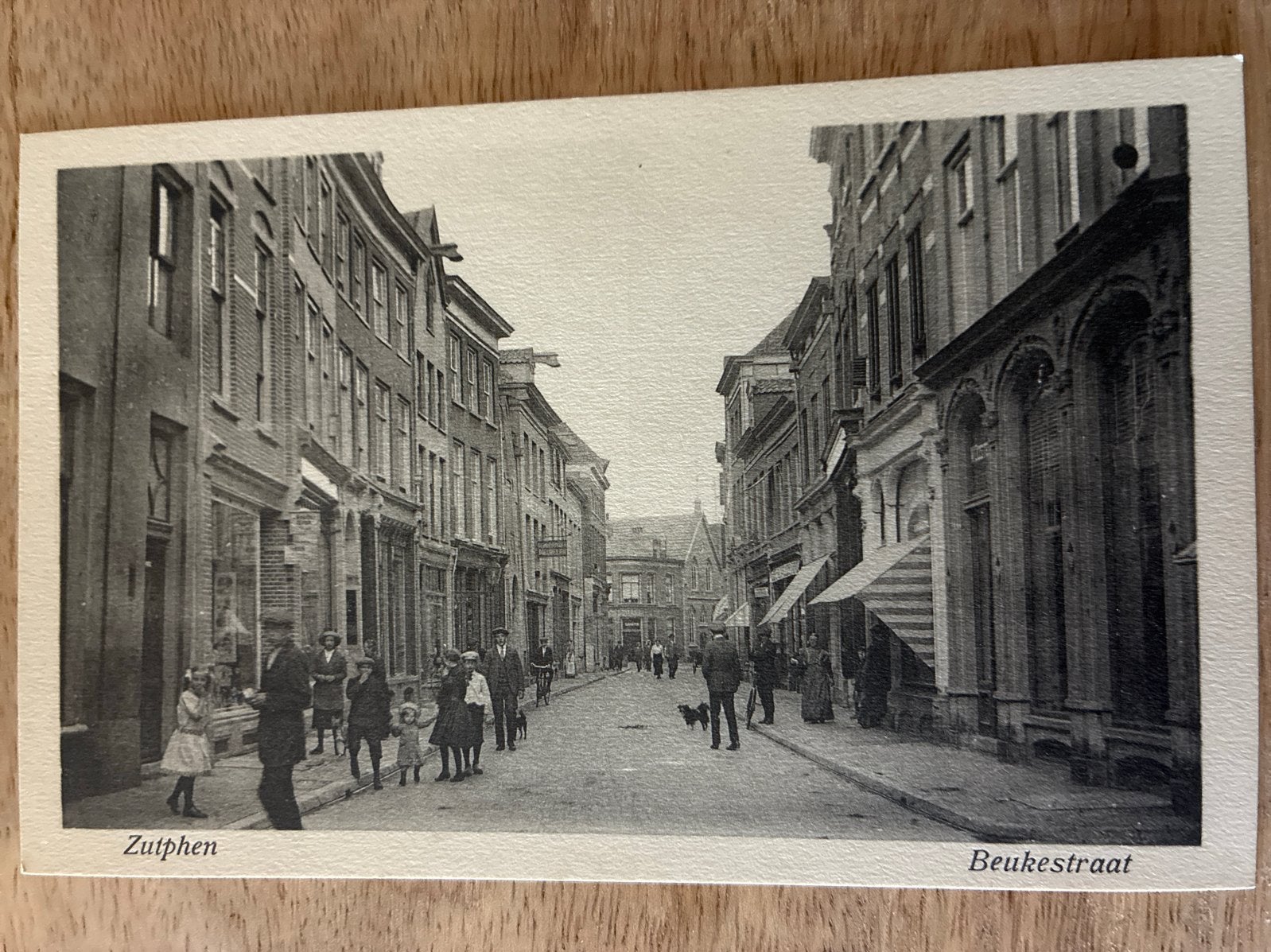 Oude ansichtkaart Zutphen Beukestraat, Ophalen of Verzenden, 1920 tot 1940, Ongelopen, Gelderland