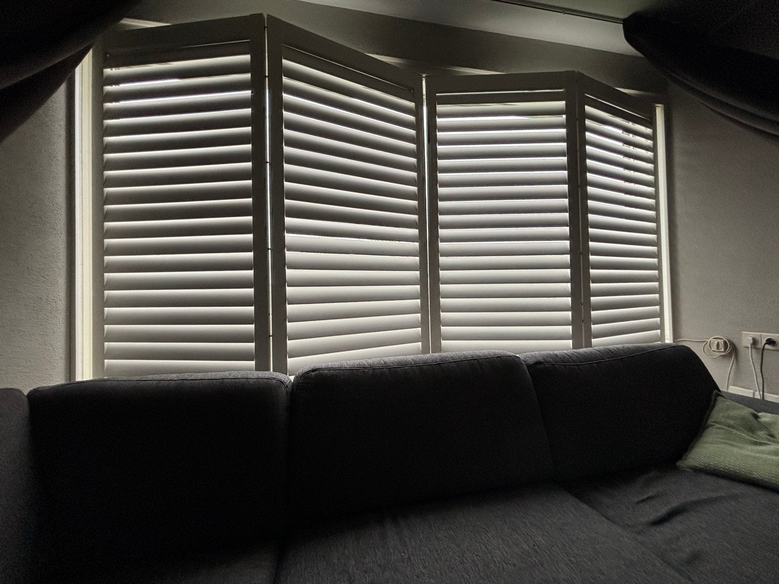 Houten shutters, Ophalen, Gebruikt, Wit, 200 cm of meer