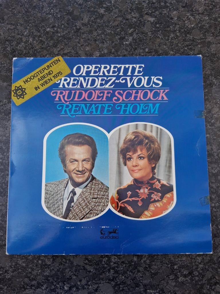 Operette Rendez-vous - Rudolf Schock & Renate Holm LP, Gebruikt, Opera of Operette, Modernisme tot heden, Ophalen of Verzenden