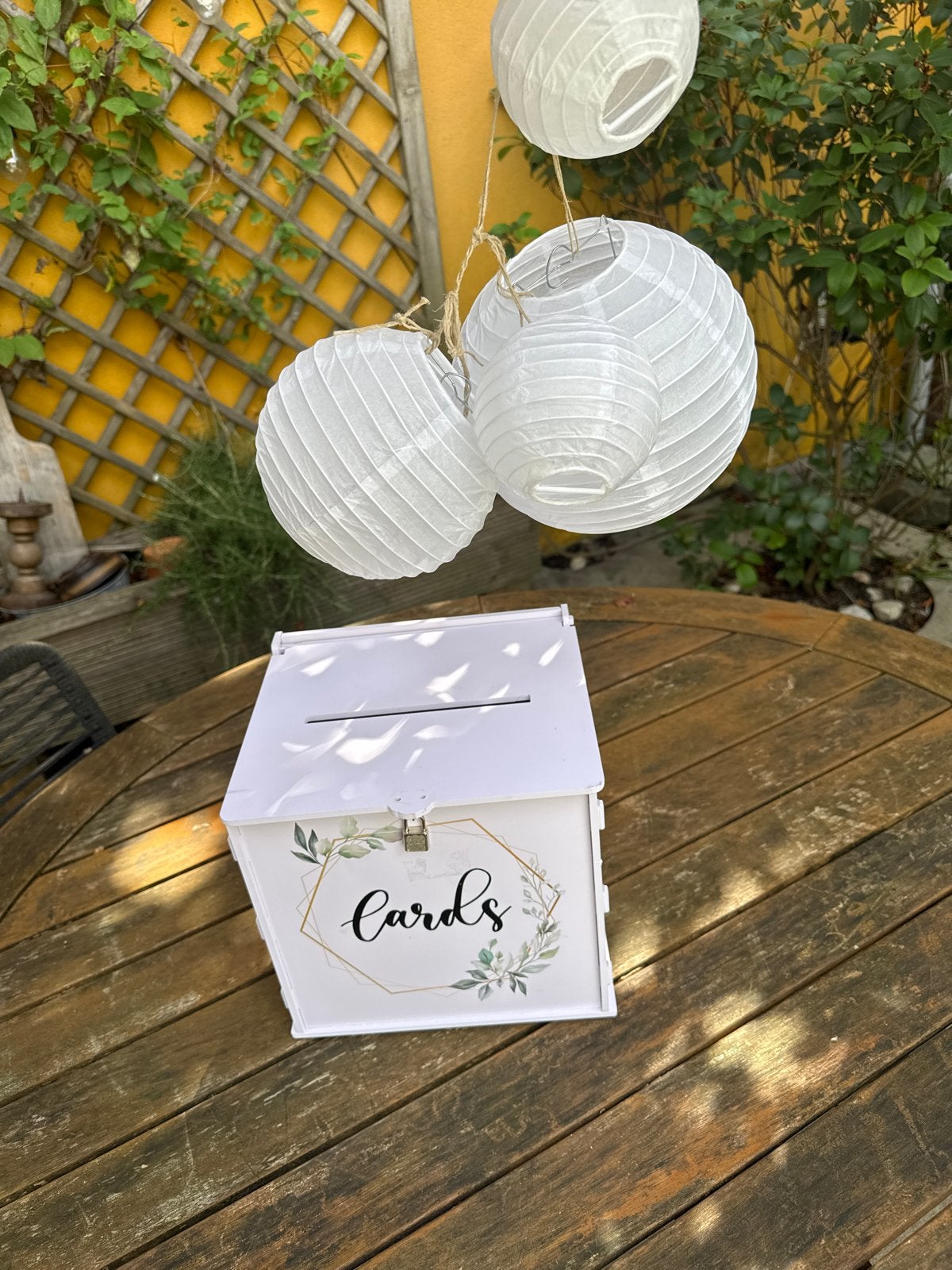 Cadeaubox/Enveloppendoos Bruiloft/feestje (met schade), Ophalen, Gebruikt, Feestartikel, Geboorte of Huwelijk