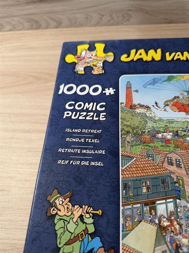 Jan van Haasteren - rondje texel - 1000 stuks - s6294, Verzenden, 500 t/m 1500 stukjes, Zo goed als nieuw