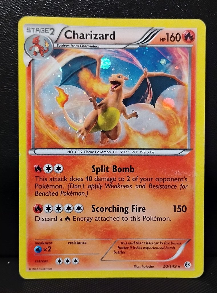 Bct20 Charizard Cosmos Foil ,exclusive Pokemon boundaries cr, Verzenden, Zo goed als nieuw, Losse kaart, Foil