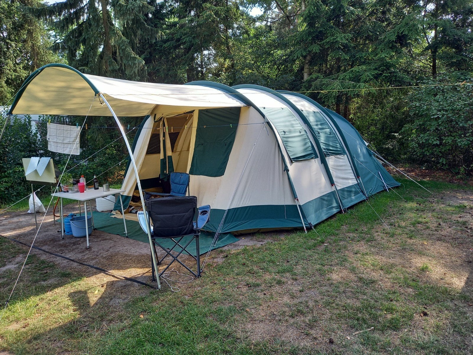 Familie koepel tent, Ophalen, Gebruikt