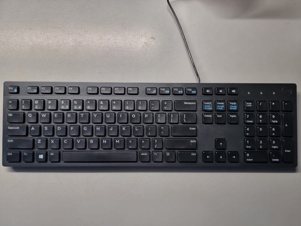 Toetsenbord / Keyboard Dell KB216 kantoor, Computers en Software, Toetsenborden, Ophalen, Multimediatoetsen, Zo goed als nieuw