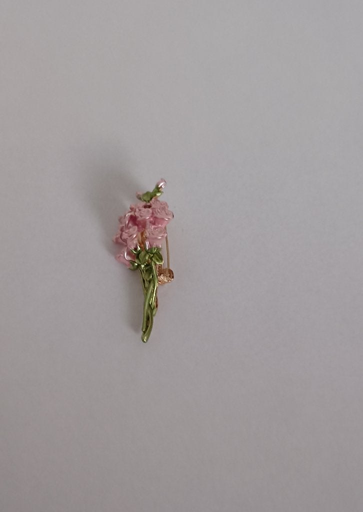 Roos broche, Overige materialen, 4 tot 7 cm, Overige kleuren, Nieuw
