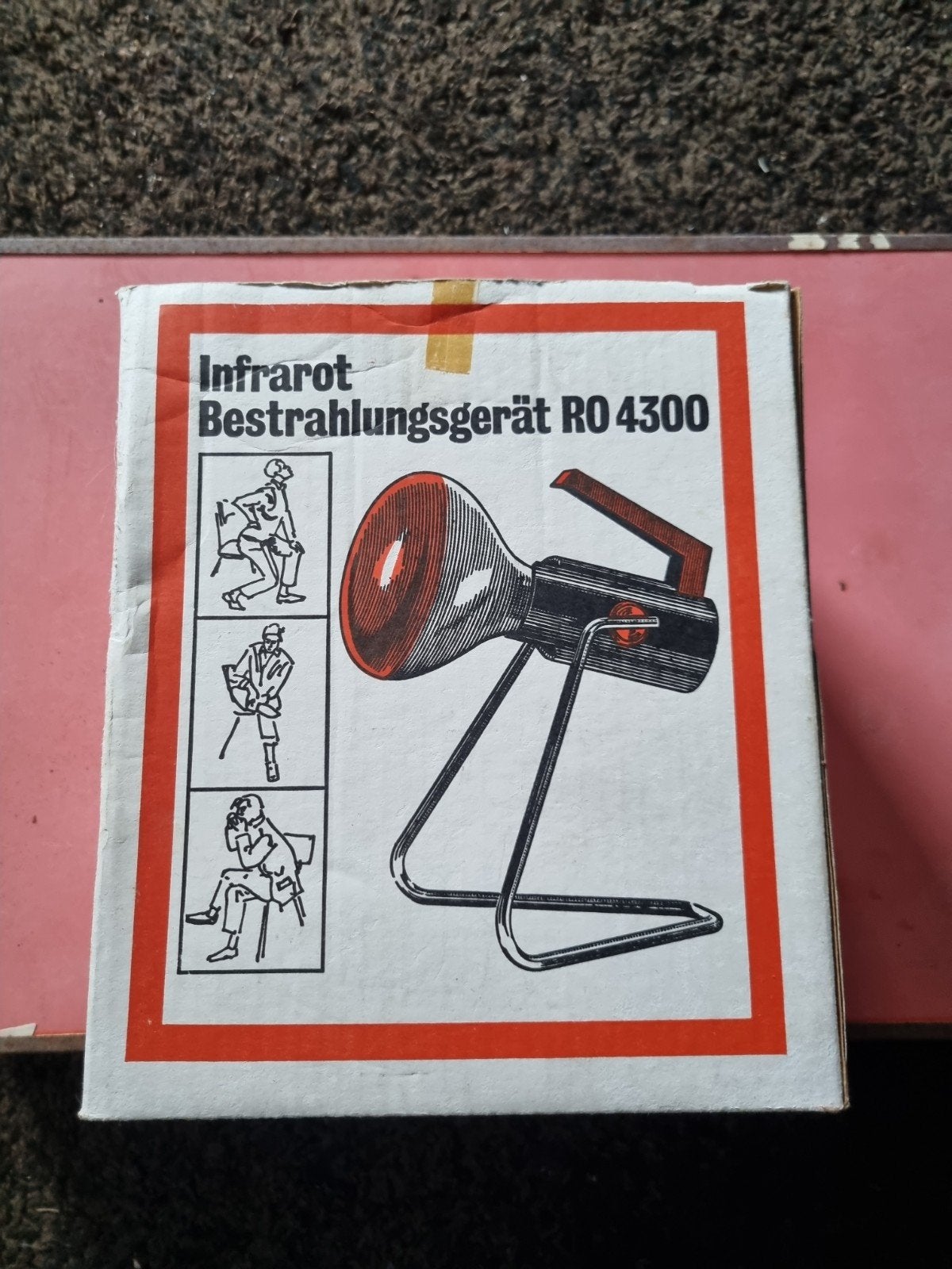 Infrarood Bestralingsapparaat RO 4300 - Vintage Warmtelamp, Ophalen of Verzenden, Gebruikt, Overige typen