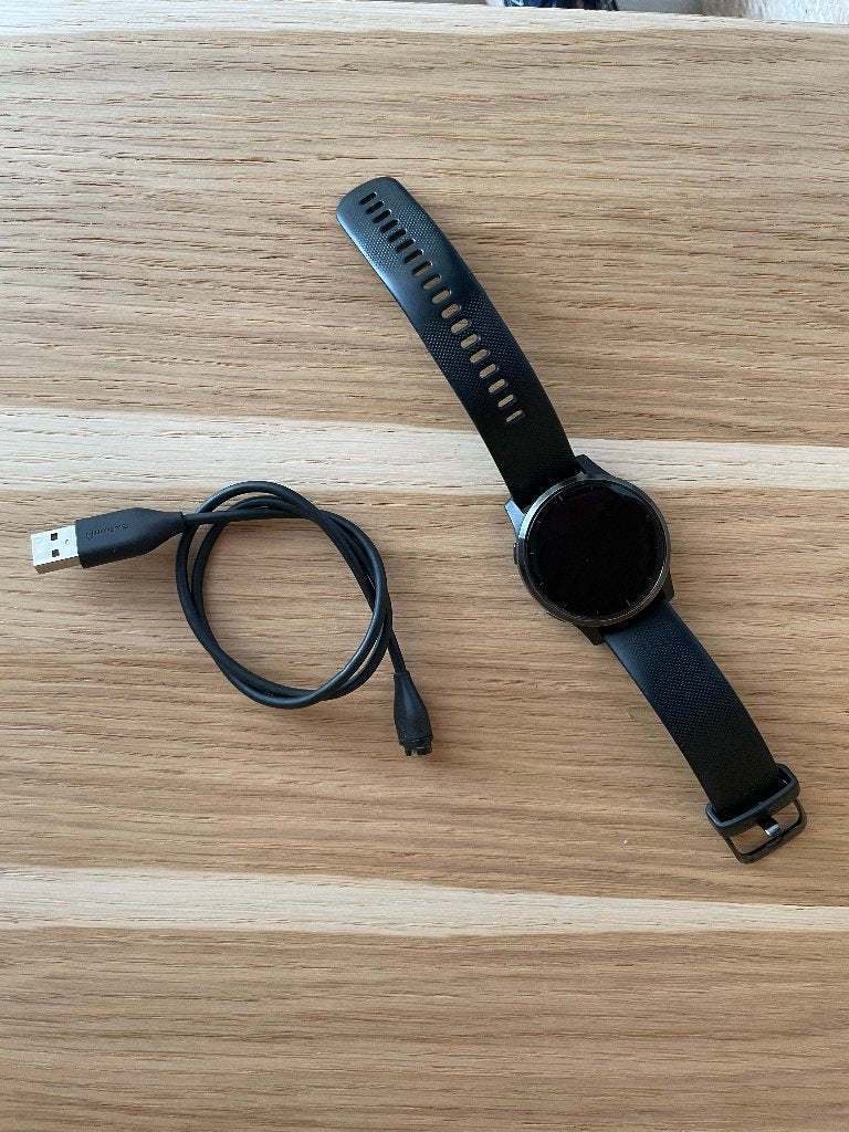 Garmin vívoactive 4 GPS smartwatch zwart, Sieraden, Tassen en Uiterlijk, Gebruikt, Zwart, Garmin, Ophalen of Verzenden