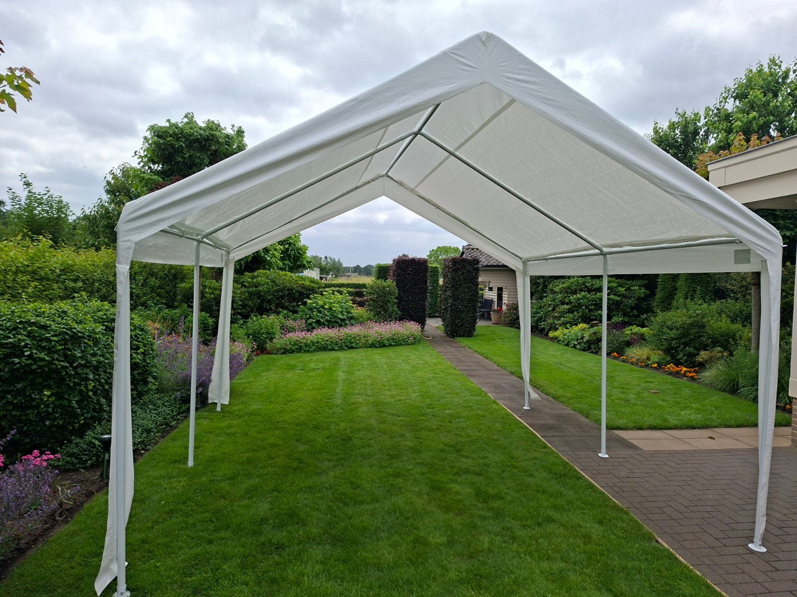 Paviljoen tent 4 x 4 meter Bois Le Duc - in nette staat, Ophalen, Gebruikt, Minder dan 2 meter, Minder dan 4 meter